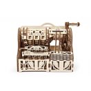 Ugears 3D fa mechanikus puzzle - Működő pénztárgép - JátékManufaktúra