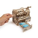 Ugears 3D fa mechanikus puzzle - Működő pénztárgép - JátékManufaktúra