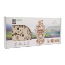 Ugears 3D fa mechanikus puzzle - Önjáró kerékpáros trófea - JátékManufaktúra
