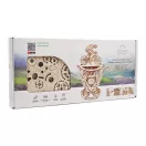 Ugears 3D fa mechanikus puzzle - Önjáró kerékpáros trófea - JátékManufaktúra