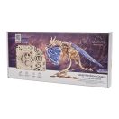 Ugears 3D fa mechanikus puzzle - Örvénylő sárkány - JátékManufaktúra