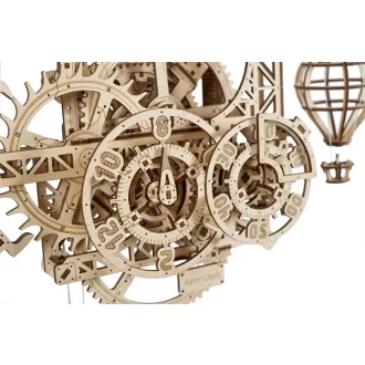 Ugears 3D fa mechanikus puzzle - Aero fali óra - JátékManufaktúra