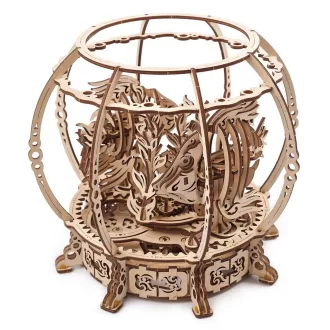 Ugears 3D fa mechanikus puzzle - Mechanikus akvárium - JátékManufaktúra