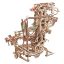 Ugears 3D fa mechanikus puzzle - Láncos golyópálya - JátékManufaktúra