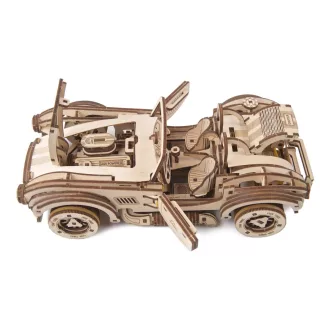 Ugears 3D fa mechanikus puzzle - Driftelő Cobra - JátékManufaktúra