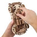 Ugears 3D fa mechanikus puzzle - Driftelő Cobra - JátékManufaktúra