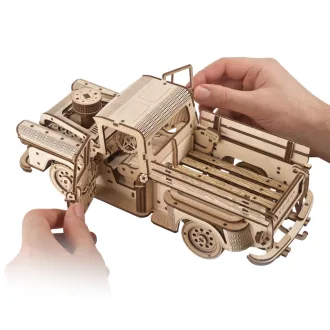Ugears 3D fa mechanikus puzzle - Amerikai pickup - JátékManufaktúra