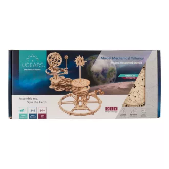 Ugears 3D fa mechanikus puzzle - Tellúrium - JátékManufaktúra