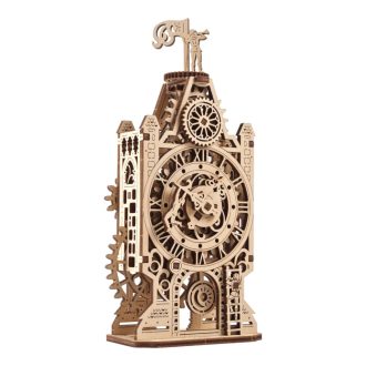 Ugears 3D fa mechanikus puzzle - Óratorony - JátékManufaktúra