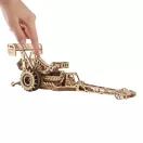 Ugears 3D fa mechanikus puzzle - Dragster versenyautó - JátékManufaktúra