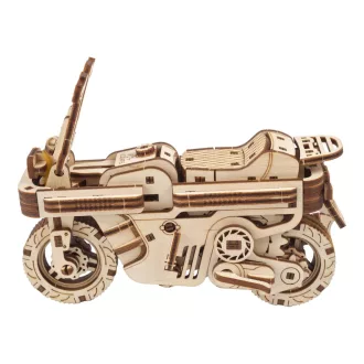 Ugears 3D fa mechanikus puzzle - Összecsukható robogó - JátékManufaktúra