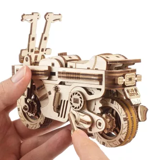 Ugears 3D fa mechanikus puzzle - Összecsukható robogó - JátékManufaktúra