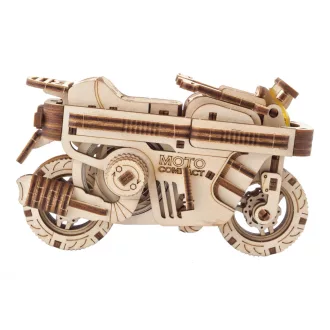 Ugears 3D fa mechanikus puzzle - Összecsukható robogó - JátékManufaktúra