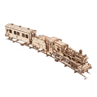 Ugears 3D fa mech. puzzle - Roxfort Expressz - JátékManufaktúra