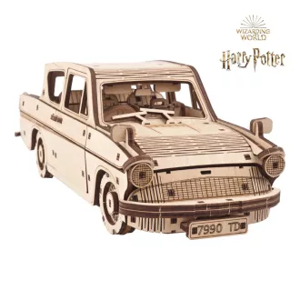 Ugears 3D fa mech. puzzle - Repülő Ford Anglia - JátékManufaktúra