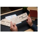 Ugears 3D fa mechanikus puzzle - Brave UA Tractor - JátékManufaktúra