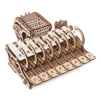 Ugears 3D fa mechanikus puzzle - Programozható celesta - JátékManufaktúra