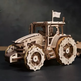 Ugears 3D fa mechanikus puzzle - Traktor „Wins” - JátékManufaktúra