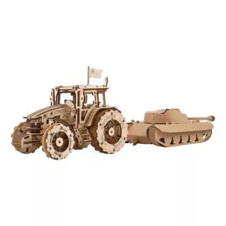 Ugears 3D fa mechanikus puzzle - Traktor „Wins” - JátékManufaktúra