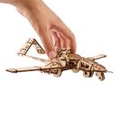 Ugears 3D fa mechanikus puzzle - Bayraktar TB2 harci drón - JátékManufaktúra