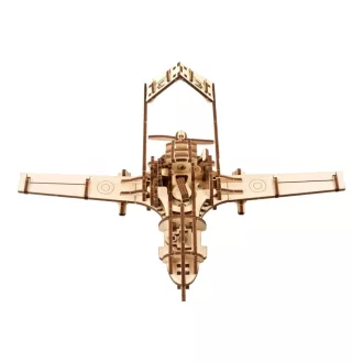 Ugears 3D fa mechanikus puzzle - Bayraktar TB2 harci drón - JátékManufaktúra