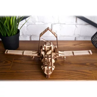 Ugears 3D fa mechanikus puzzle - Bayraktar TB2 harci drón - JátékManufaktúra