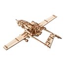 Ugears 3D fa mechanikus puzzle - Bayraktar TB2 harci drón - JátékManufaktúra