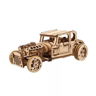 Ugears 3D fa mechanikus puzzle - Hot Rod „Furious Mouse” - JátékManufaktúra