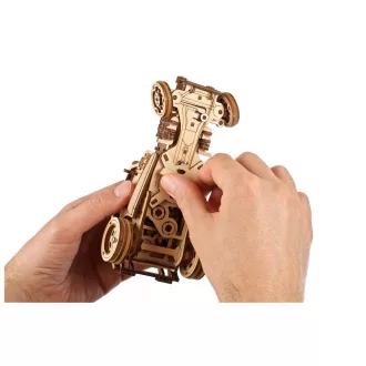 Ugears 3D fa mechanikus puzzle - Hot Rod „Furious Mouse” - JátékManufaktúra