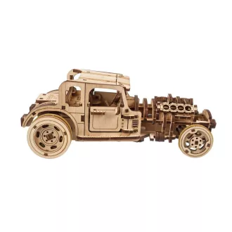Ugears 3D fa mechanikus puzzle - Hot Rod „Furious Mouse” - JátékManufaktúra
