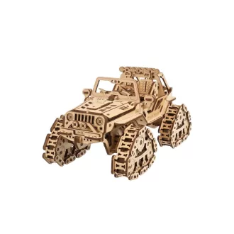 Ugears 3D fa mechanikus puzzle - Pántolt terepjáró (ORV) - JátékManufaktúra