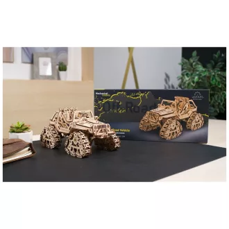 Ugears 3D fa mechanikus puzzle - Pántolt terepjáró (ORV) - JátékManufaktúra