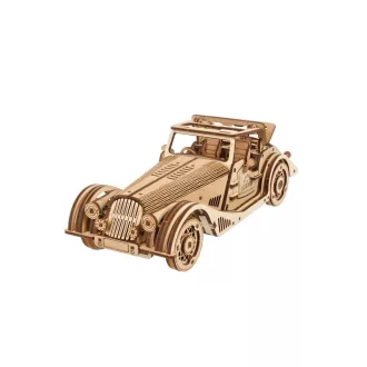 Ugears 3D fa mechanikus puzzle - Rapid Mouse sportkupé - JátékManufaktúra