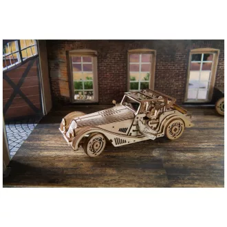Ugears 3D fa mechanikus puzzle - Rapid Mouse sportkupé - JátékManufaktúra