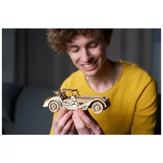 Ugears 3D fa mechanikus puzzle - Rapid Mouse sportkupé - JátékManufaktúra