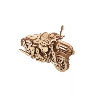 Ugears 3D fa mechanikus puzzle - Katonai teherautó (mini) - JátékManufaktúra