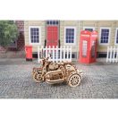 Ugears 3D fa mechanikus puzzle - Katonai teherautó (mini) - JátékManufaktúra