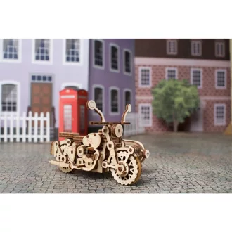 Ugears 3D fa mechanikus puzzle - Katonai teherautó (mini) - JátékManufaktúra