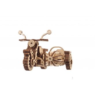 Ugears 3D fa mech. puzzle - Hagrid repülő motorja - JátékManufaktúra