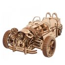 Ugears 3D fa mechanikus puzzle - UGR-S háromkerekű roadster - JátékManufaktúra