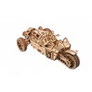 Ugears 3D fa mechanikus puzzle - UGR-S háromkerekű roadster - JátékManufaktúra