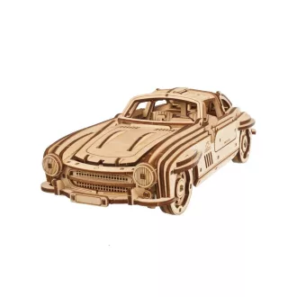 Ugears 3D fa mechanikus puzzle - Winged Sports Coupe - JátékManufaktúra
