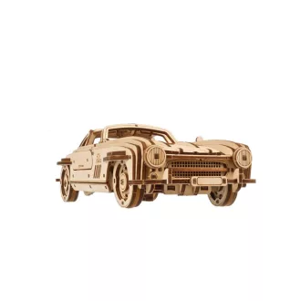 Ugears 3D fa mechanikus puzzle - Winged Sports Coupe - JátékManufaktúra