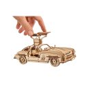 Ugears 3D fa mechanikus puzzle - Winged Sports Coupe - JátékManufaktúra