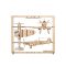 Ugears 2,5D fa mechanikus puzzle - Vadászrepülő - JátékManufaktúra