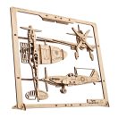 Ugears 2,5D fa mechanikus puzzle - Vadászrepülő - JátékManufaktúra