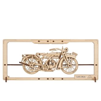 Ugears 2,5D fa mechanikus puzzle - India Moto - JátékManufaktúra