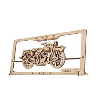 Ugears 2,5D fa mechanikus puzzle - India Moto - JátékManufaktúra