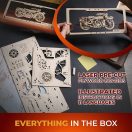 Ugears 2,5D fa mechanikus puzzle - India Moto - JátékManufaktúra