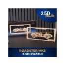 Ugears 2,5D fa mechanikus puzzle - Roadster MK3 - JátékManufaktúra